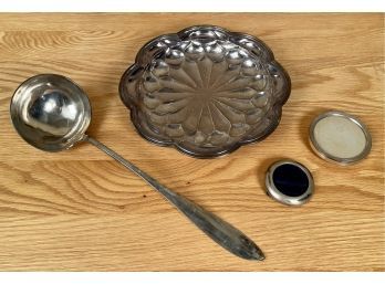 Three sterling silver pieces,