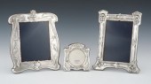 Three Sterling Silver Repousse