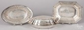 THREE STERLING SILVER SERVING
