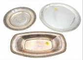 THREE STERLING SILVER SERVING
