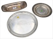 THREE STERLING SILVER SERVING