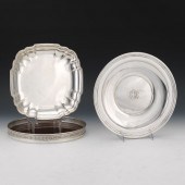 THREE STERLING SILVER TABLE AR