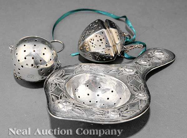 Three Sterling Silver Tea