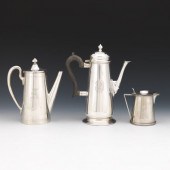 THREE STERLING SILVER WITH GOL