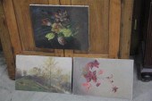 THREE STILL LIFE PAINTINGS BY