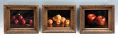 THREE STILL LIFE PAINTINGS WIT