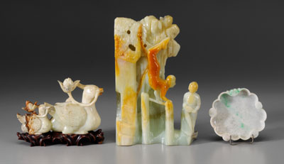 Three Stone Carvings Chinese,