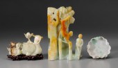 Three Stone Carvings Chinese,