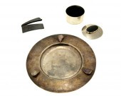 THREE STONE-SET DECORATIVE ITE