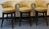 THREE SWAIM UPHOLSTERED SEAT S