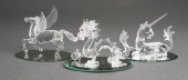 THREE SWAROVSKI CRYSTAL 'FABUL