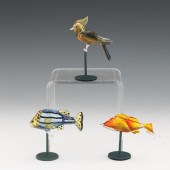 THREE SWAROVSKI CRYSTAL MINIAT