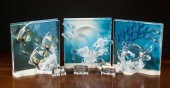 THREE SWAROVSKI CRYSTAL WONDER