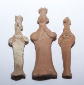 THREE SYRO-HITTITE TERRACOTTA