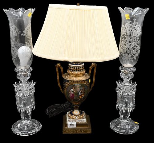 THREE TABLE LAMPSThree Table Lamps,