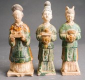 THREE T'ANG STYLE SANCAI GLAZE