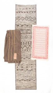 THREE TEXTILES INCLUDING RUNNE