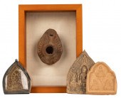 THREE THAI CLAY TABLETS AND ON