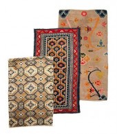 Three Tibetan rugs  Of rectang