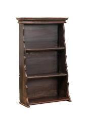 THREE TIER DARK STAINED PINE B