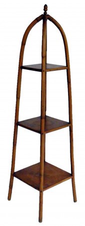 THREE TIER ETAGERE STAND, 20TH