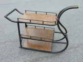THREE TIER MID-CENTURY BAMBOO