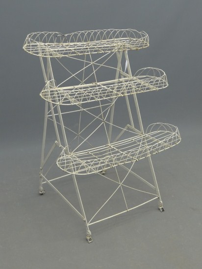 Three tier plant stand. 29'' W 36''