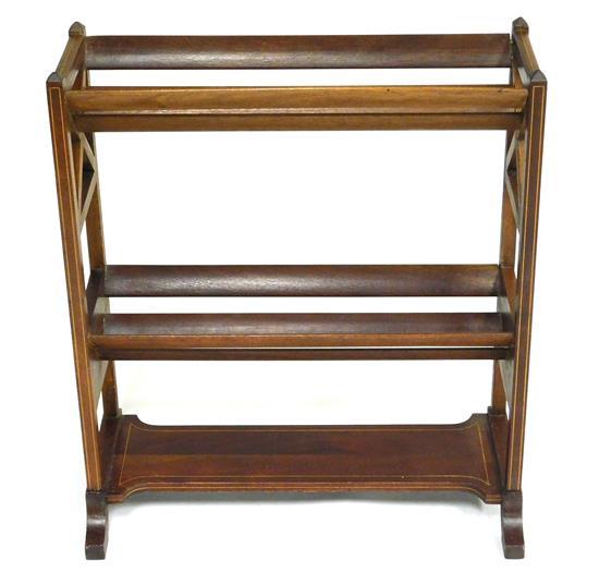 THREE TIERED BOOKSHELF WITH