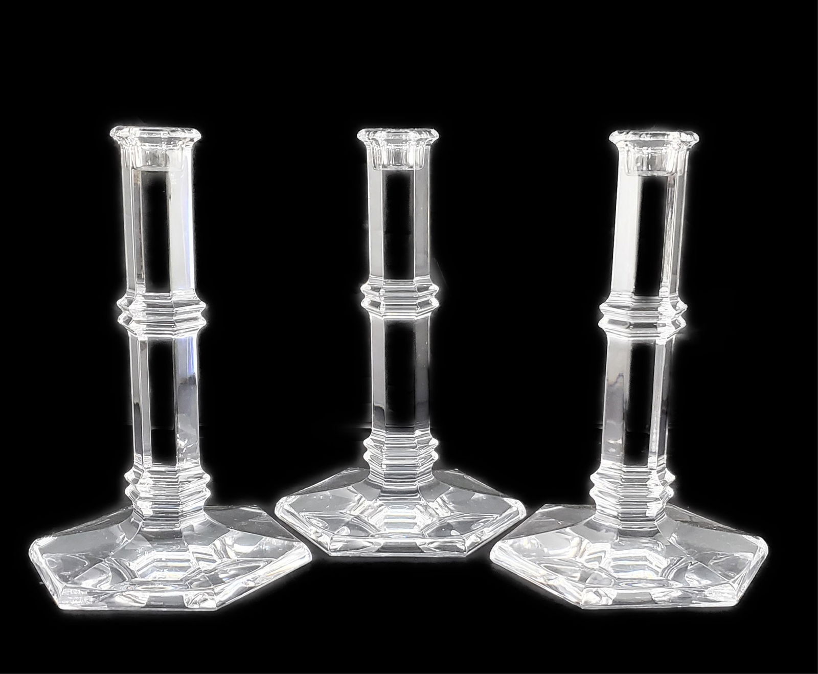 THREE TIFFANY & CO. WINDHAM CRYSTAL