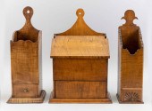 THREE TIGER MAPLE WALL BOXES C