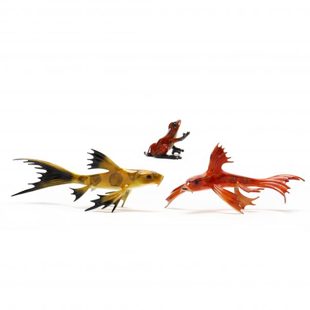 THREE TIM COTTERILL BRONZES,