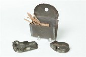 THREE TIN ITEMS.  American  19
