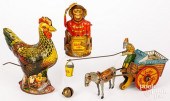 THREE TIN LITHOGRAPH TOYSThree