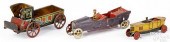 THREE TIN LITHOGRAPH VEHICLE P
