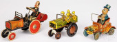 THREE TIN LITHOGRAPH WIND-UP C