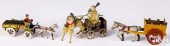 THREE TIN PENNY TOYSThree tin