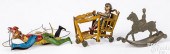 THREE TIN PENNY TOYSThree tin