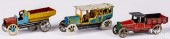THREE TIN PENNY/NICKEL TOYSThr