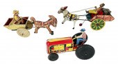 THREE TIN TOYS 20TH CENTURY LE