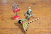 THREE TIN TOYS.  German and Am