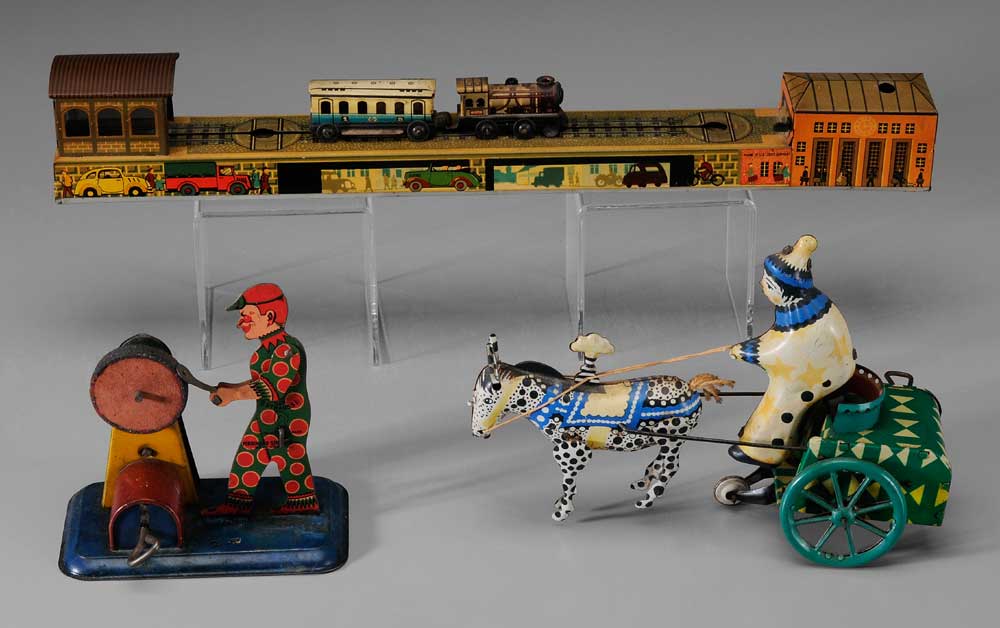 Three Tin Wind-up Toys Arnold