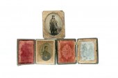 THREE TINTYPES OF MEN IN UNIFO