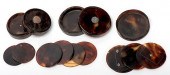 THREE TORTOISE SHELL WHIST COU