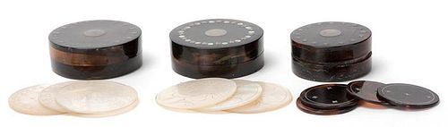 THREE TORTOISE SHELL WHIST