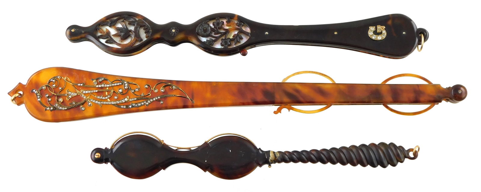 THREE TORTOISESHELL-TYPE
