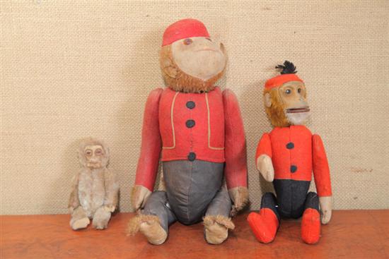 THREE TOY MONKEYS. Two Yes/No