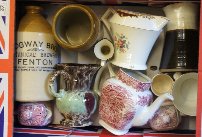 Three Trays comprising various