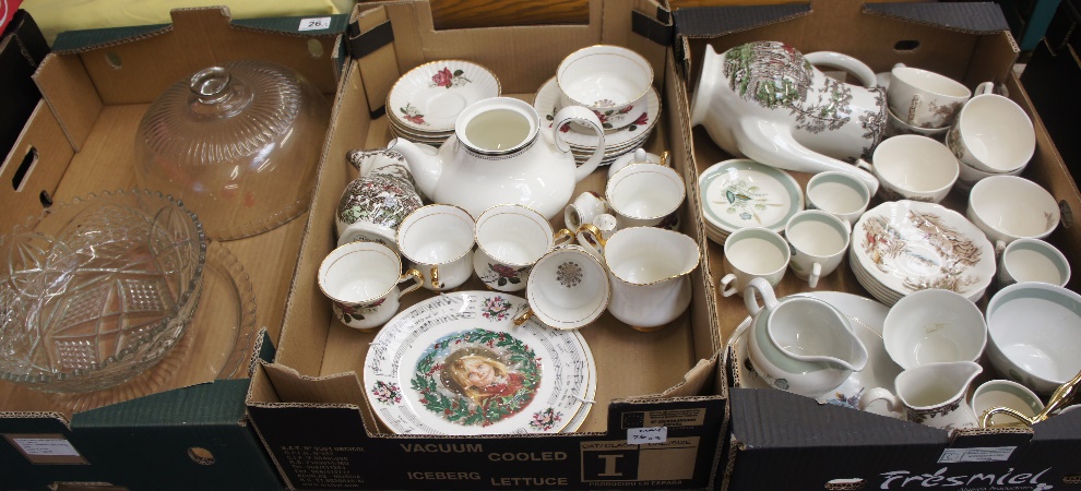Three Trays of comprising of