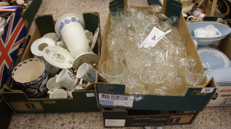 Three Trays of Mixed Items