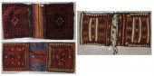 THREE TRIBAL DOUBLE SADDLE BAG